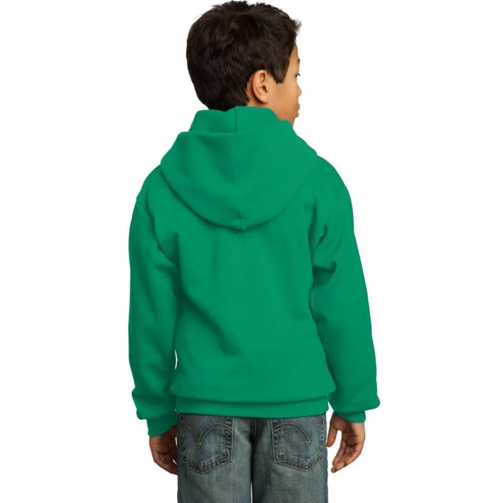 Port & Company® Colors Youth Core Fleece Pullover Hooded Sweatshirt