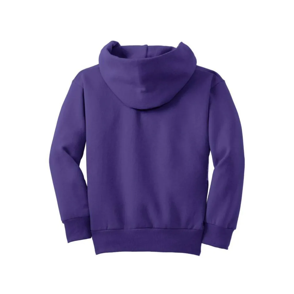 Port & Company® Colors Youth Core Fleece Pullover Hooded Sweatshirt