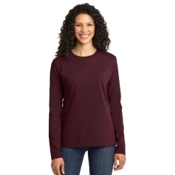 Port & Company® Core Cotton Colors Long Sleeve Ladies T-Shirt