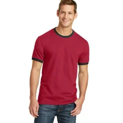 Port & Company® Core Cotton Ringer Tee