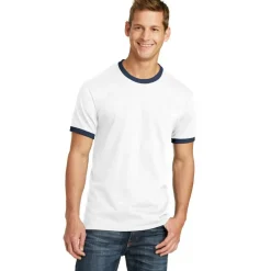 Port & Company® Core Cotton Ringer Tee