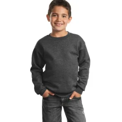 Port & Company® Youth Core Fleece Crewneck Sweatshirt
