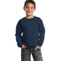 Port & Company® Youth Core Fleece Crewneck Sweatshirt