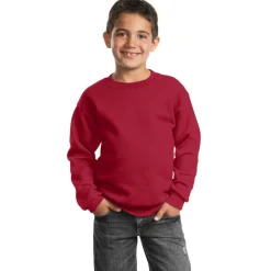 Port & Company® Youth Core Fleece Crewneck Sweatshirt