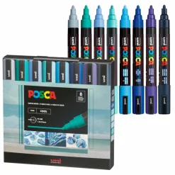 POSCA Cool Colors PC-5M Paint Marker Set