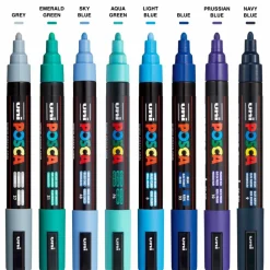 POSCA Cool Colors PC-5M Paint Marker Set