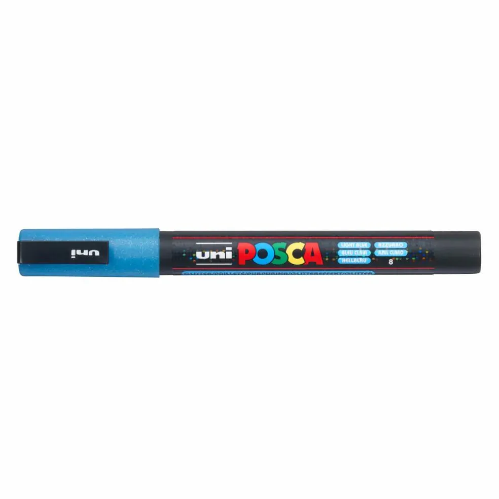 POSCA PC-3ML Fine Tip Glitter Paint Marker Set