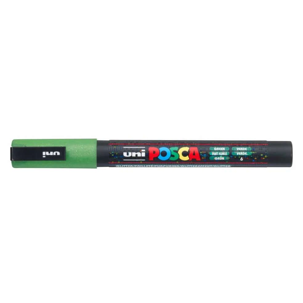 POSCA PC-3ML Fine Tip Glitter Paint Marker Set