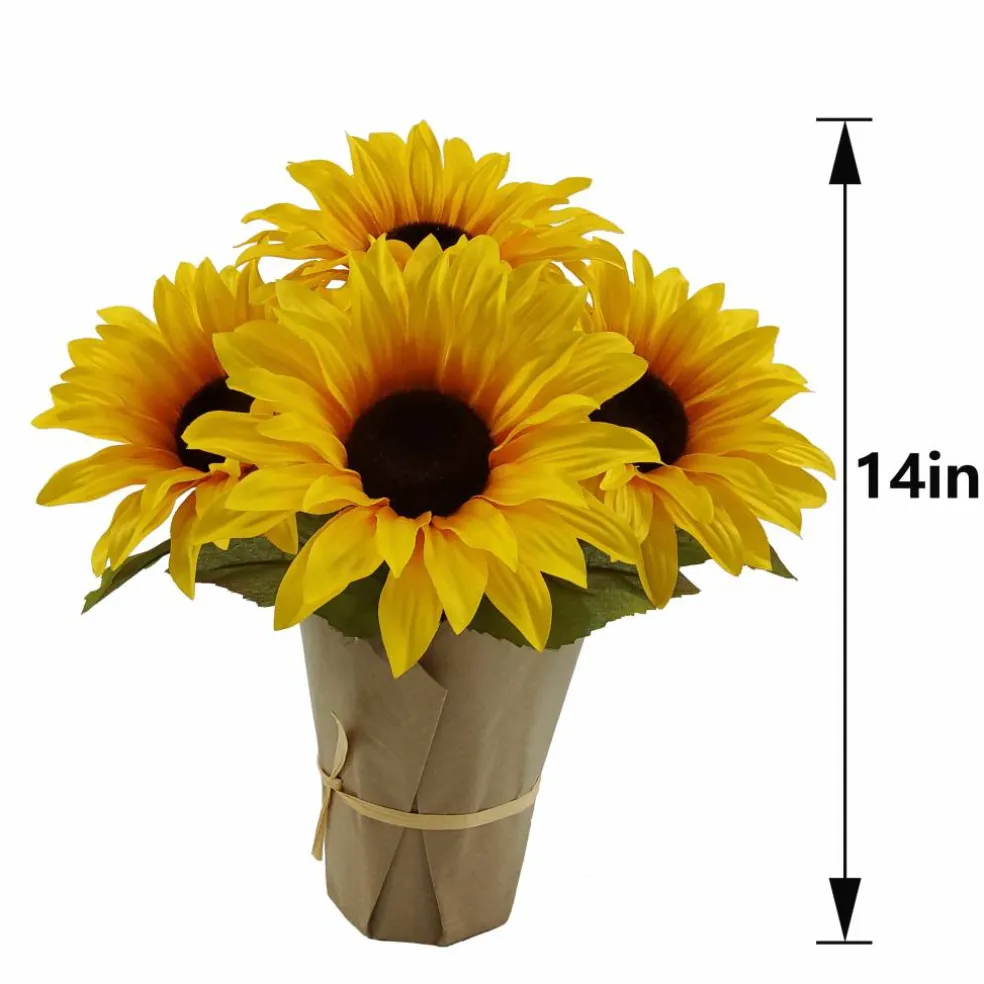 14" Potted Sunflower by Ashland®