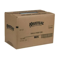 5 Pound Krusteaz White Icing Mix Sweet Vanilla Flavor 6 Per Case for Cakes and Muffins