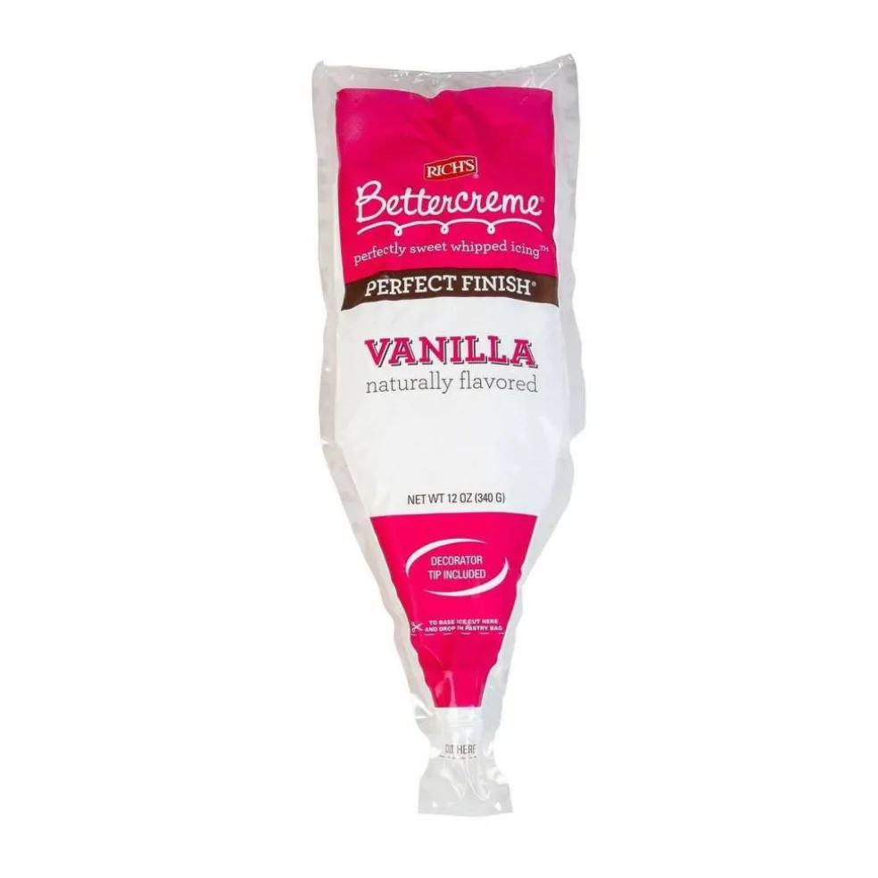 0.75 Pound Rich's Whipped Vanilla Bettercreme Icing Light and Creamy 15 Per Case
