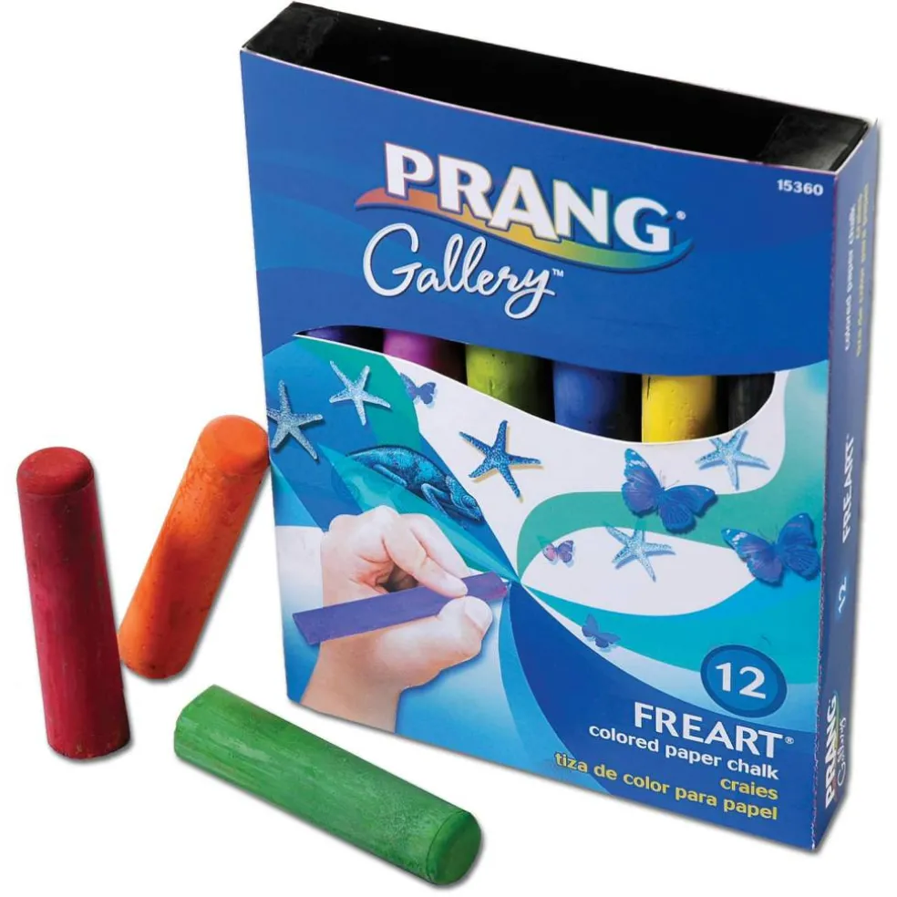 Prang® Freart® 12 Color Paper Chalk Set