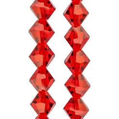 Preciosa Glass Crystal Bicone Beads, 6mm by Bead Landing™
