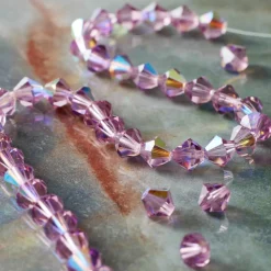 Preciosa Glass Crystal Bicone Beads, 6mm by Bead Landing™