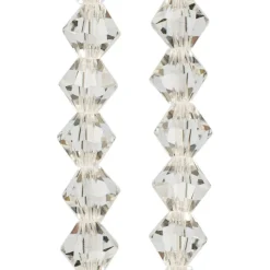 Preciosa Glass Crystal Bicone Beads, 6mm by Bead Landing™