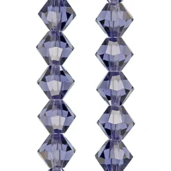 Preciosa Glass Crystal Bicone Beads, 6mm by Bead Landing™