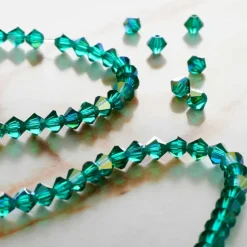 Preciosa Glass Crystal Bicone Beads, 4mm by Bead Landing™