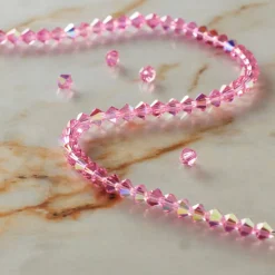 Preciosa Glass Crystal Bicone Beads, 4mm by Bead Landing™