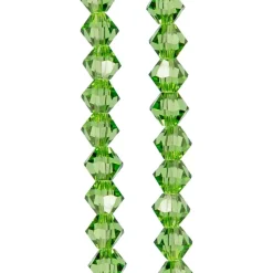 Preciosa Glass Crystal Bicone Beads, 4mm by Bead Landing™
