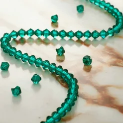 Preciosa Glass Crystal Bicone Beads, 4mm by Bead Landing™