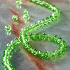 Preciosa Glass Crystal Bicone Beads, 4mm by Bead Landing™