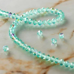 Preciosa Glass Crystal Bicone Beads, 4mm by Bead Landing™