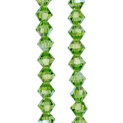 Preciosa Glass Crystal Bicone Beads, 4mm by Bead Landing™