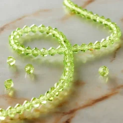 Preciosa Glass Crystal Bicone Beads, 4mm by Bead Landing™