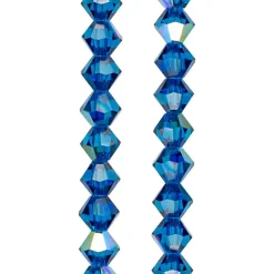 Preciosa Glass Crystal Bicone Beads, 4mm by Bead Landing™