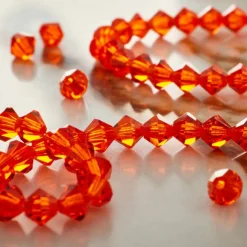 Preciosa Glass Crystal Bicone Beads, 4mm by Bead Landing™