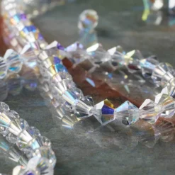 Preciosa Glass Crystal Bicone Beads, 4mm by Bead Landing™