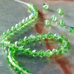 Preciosa Glass Crystal Bicone Beads, 4mm by Bead Landing™