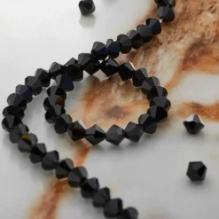 Preciosa Glass Crystal Bicone Beads, 4mm by Bead Landing™
