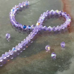 Preciosa Glass Crystal Bicone Beads, 4mm by Bead Landing™
