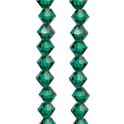 Preciosa Glass Crystal Bicone Beads, 4mm by Bead Landing™