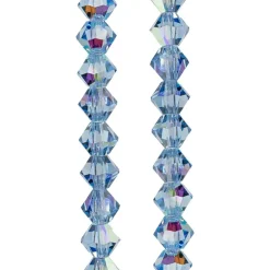 Preciosa Glass Crystal Bicone Beads, 4mm by Bead Landing™