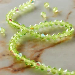 Preciosa Glass Crystal Bicone Beads, 4mm by Bead Landing™