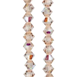 Preciosa Glass Crystal Bicone Beads, 4mm by Bead Landing™