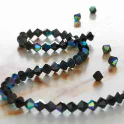 Preciosa Glass Crystal Bicone Beads, 4mm by Bead Landing™