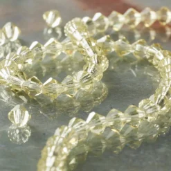 Preciosa Glass Crystal Bicone Beads, 4mm by Bead Landing™