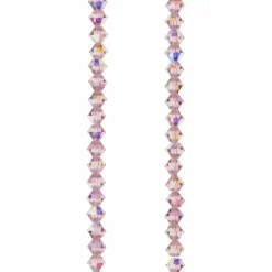 Preciosa Glass Crystal Bicone Beads, 4mm by Bead Landing™