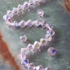 Preciosa Glass Crystal Bicone Beads, 8mm by Bead Landing™