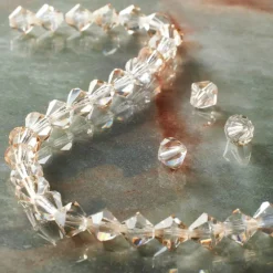 Preciosa Glass Crystal Bicone Beads, 8mm by Bead Landing™