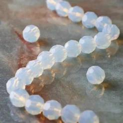 Preciosa Glass Crystal Round Beads, 6mm by Bead Landing™