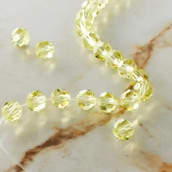 Preciosa Glass Crystal Round Beads, 6mm by Bead Landing™