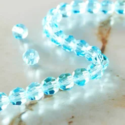 Preciosa Glass Crystal Round Beads, 6mm by Bead Landing™