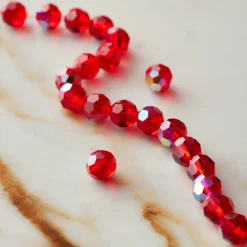 Preciosa Glass Crystal Round Beads, 6mm by Bead Landing™