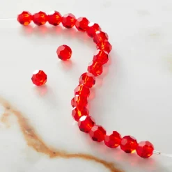 Preciosa Glass Crystal Round Beads, 6mm by Bead Landing™