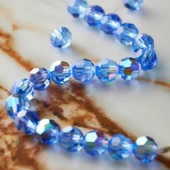 Preciosa Glass Crystal Round Beads, 6mm by Bead Landing™