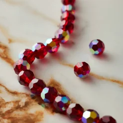 Preciosa Glass Crystal Round Beads, 6mm by Bead Landing™